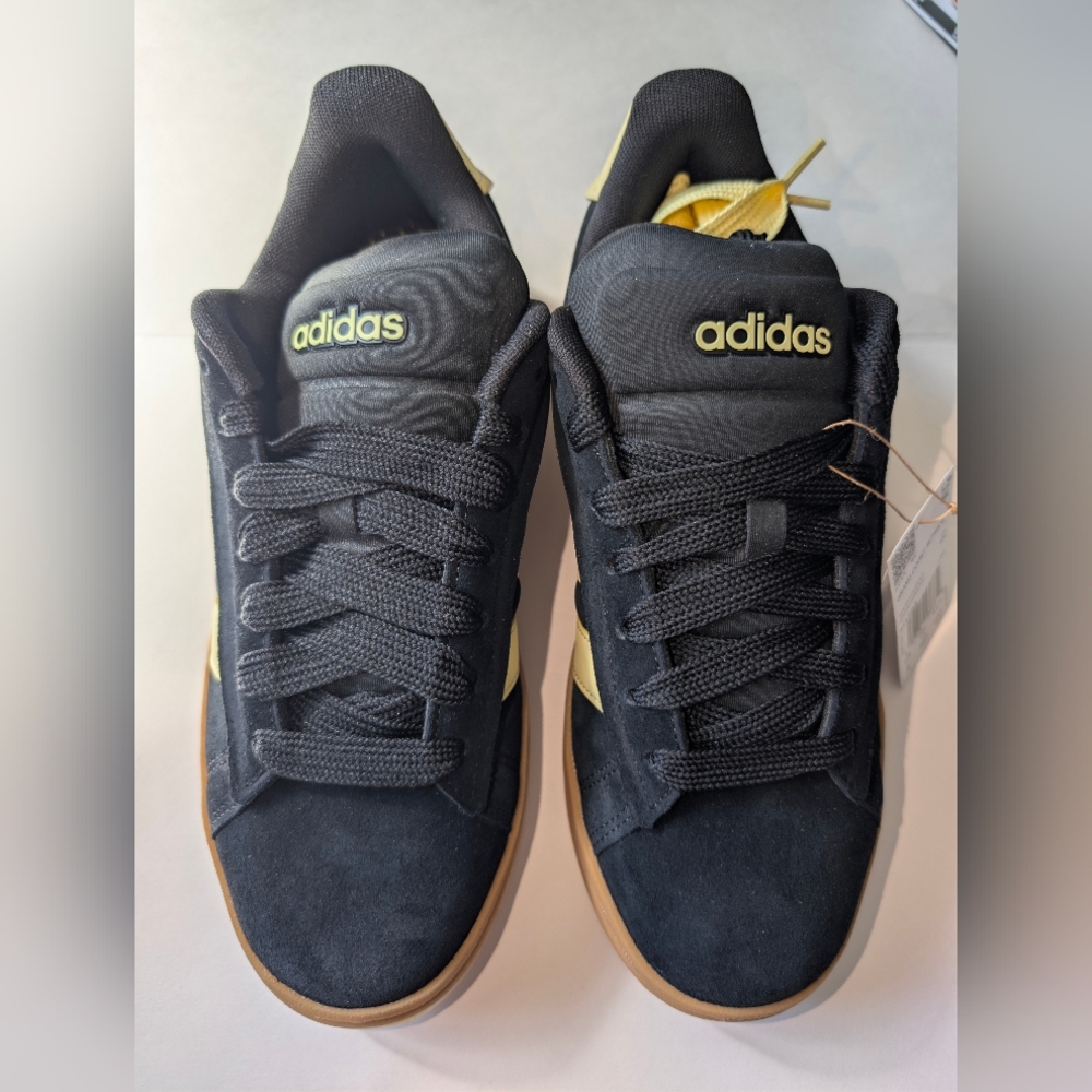 Adidas Grand Court Alpha 00s Sneakers Black And Yellow Women's 9